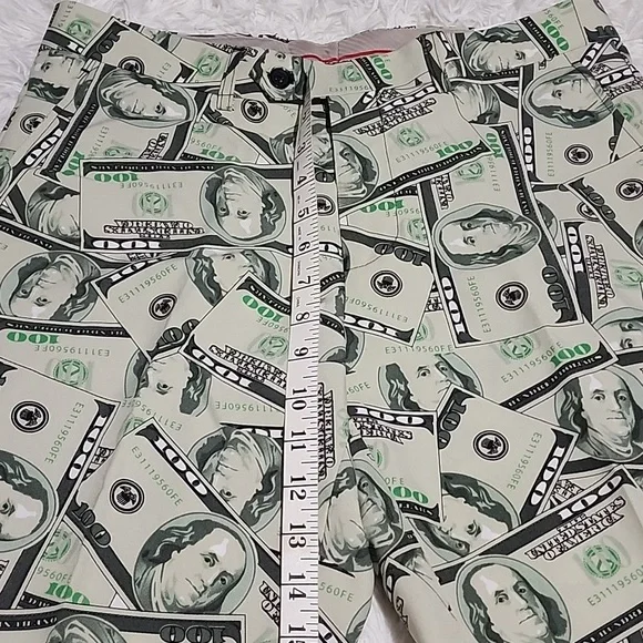 OPPO SUITS SET Stylish Money Print Blazer/ Pant  Green and Black - Picture 11 of 15